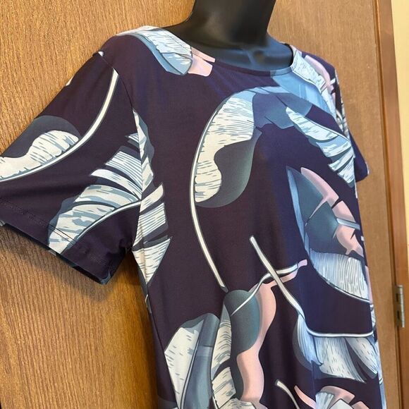 Yelete | Crew Neck Short Sleeve Midi Dress | Women size XL - Picture 6 of 10